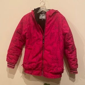 Girls “Ride Snowboards” jacket Large 13/14